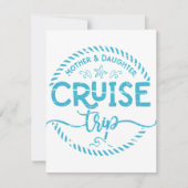 Cruise Trip Moeder Daughter Kaart (Voorkant)