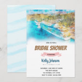 Cruise trouwdouche kaart (Voorkant / Achterkant)