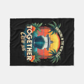 Cruise Vacation Bringing In The New Year Together  Fleece Deken (Voorkant (Horizontaal))