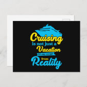 Cruise Vacation Cruise Shiliday Gift Briefkaart (Voorkant / Achterkant)
