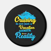 Cruise Vacation Cruise Shiliday Gift Magneet (Voorkant)