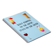 Cruise Vakantie Journaal Funny Notitieboek Cocktai (Rechterzijde)