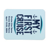 Cruise vakantie mijn eerste cruise op maat magneet (Horizontaal)