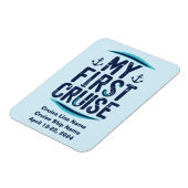 Cruise vakantie mijn eerste cruise op maat magneet (Linkerzijde)