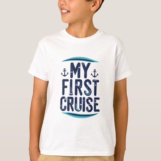 Cruise vakantie mijn eerste cruise t-shirt (Voorkant)