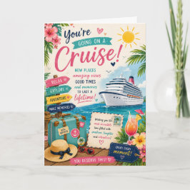 Cruise Vakantiekaart – Bon Voyage Cruise Kaart
