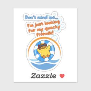 Cruise Varen voor Eenden Sticker