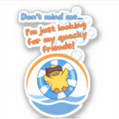 Cruise Varen voor Eenden Sticker (Voorkant)