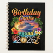 Cruise verjaardagsfeest vakantie planner (Voorkant)