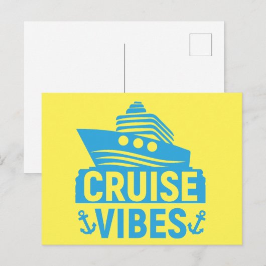 Cruise Vibes Briefkaart (Voorkant / Achterkant)
