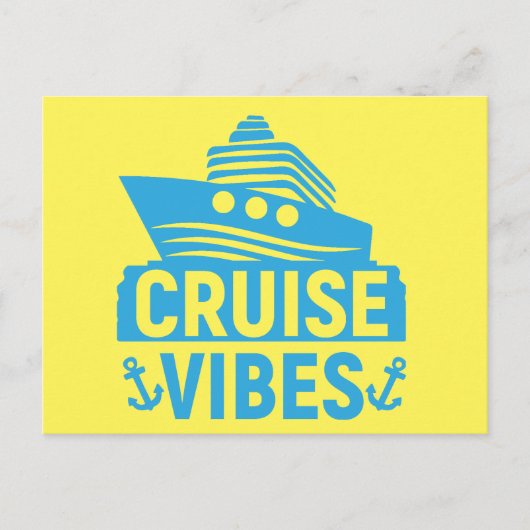 Cruise Vibes Briefkaart (Voorkant)