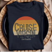 Cruise Virgin Retro Zonsondergang T-shirt