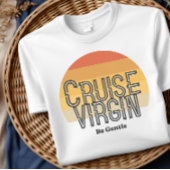 Cruise Virgin Retro Zonsondergang T-shirt