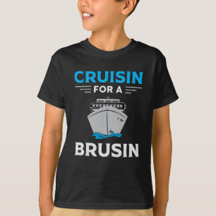 Cruise voor een Brusin Boat Boating Yacht Cruise T-shirt