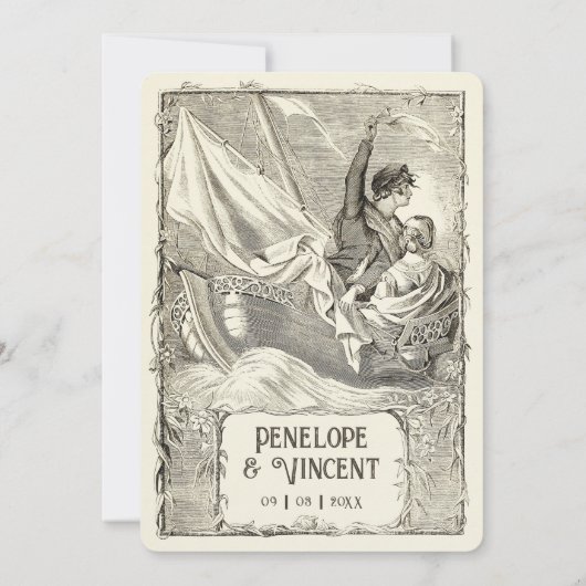  Cruise Wedding Kaart (Achterkant)