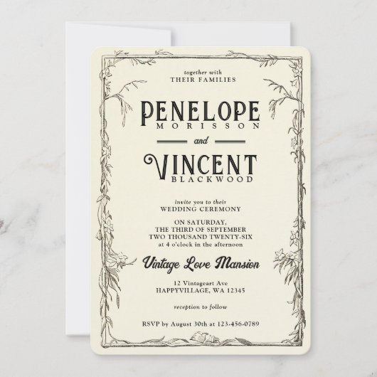  Cruise Wedding Kaart (Voorkant)