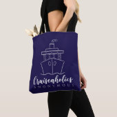 Cruiseaholics Anonymous Nautical Tote Bag (Dichtbij)