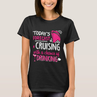 Cruiseboodschappen met de kans T-shirt te drink