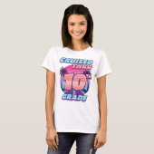Cruised Thru 10th Grade Afstuderen Girl's T-shirt (Voorkant volledig)