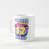 Cruised Thru 12e klas Afstuderen Koffiemok (Voorkant links)