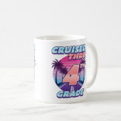 Cruised Thru 4e klas Afstuderen Koffiemok (Voorkant rechts)