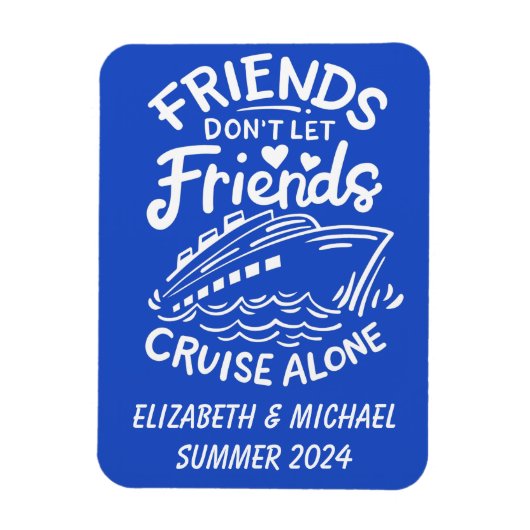 Cruisedeur voor vrienden Trip Magneet (Verticaal)