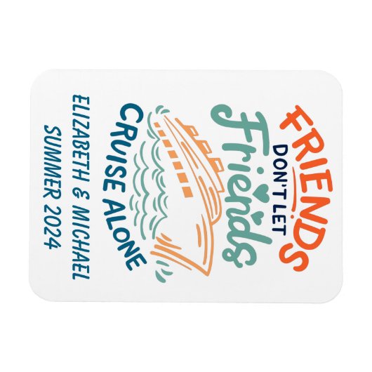 Cruisedeur voor vrienden Trip Magneet (Horizontaal)