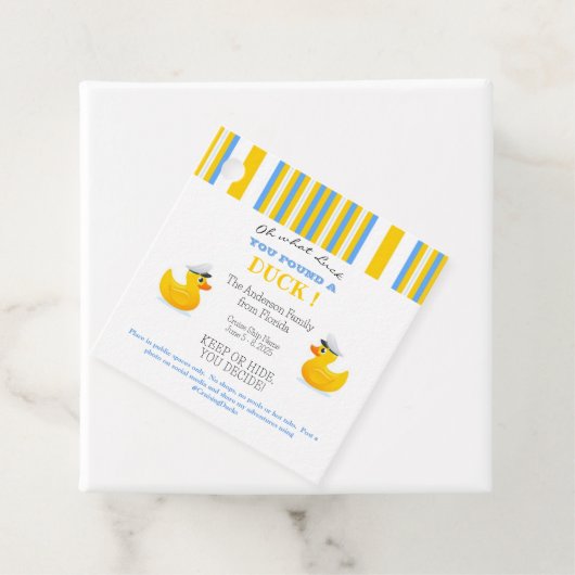 Cruiseduck Bedankjes Labels (In situ)