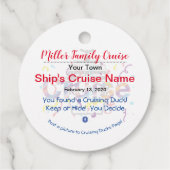 Cruiseduck Bedankjes Labels (Achterkant)