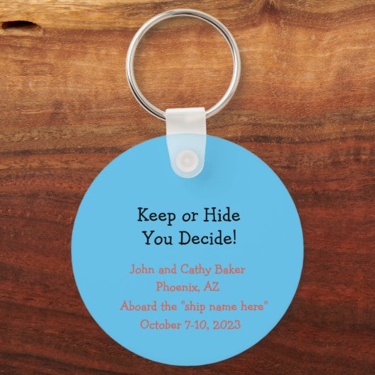 Cruiseduck Sleutelhanger (Achterkant)