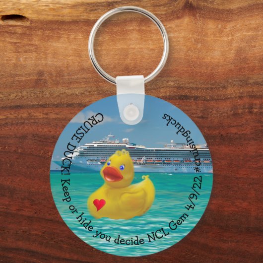  cruiseend sleutelhanger (Voorkant)