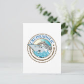 Cruiseholic cruise Ship Vacation Cruising Lover Briefkaart (Staand voorkant)