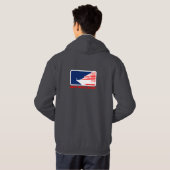 Cruisehoody van Major League - voor- en achterafdr Hoodie (Achterkant volledig)