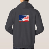 Cruisehoody van Major League - voor- en achterafdr Hoodie (Achterkant)