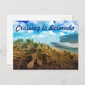 Cruisekaart naar Bermuda Post Card Briefkaart (Voorkant / Achterkant)