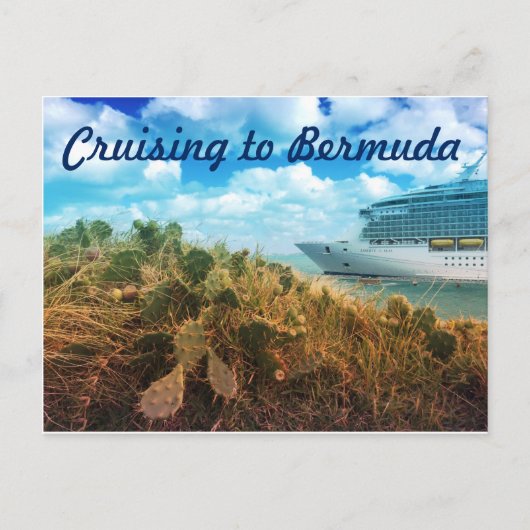 Cruisekaart naar Bermuda Post Card Briefkaart (Voorkant)