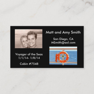 Cruisekaart Visitekaartje