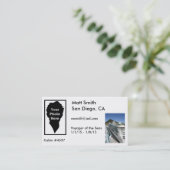 Cruisekaart Visitekaartje (Staand voorkant)