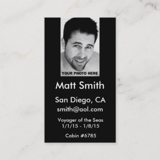 Cruisekaart Visitekaartje