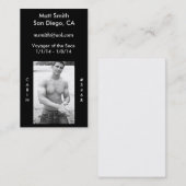 Cruisekaart Visitekaartje (Voorkant / Achterkant)