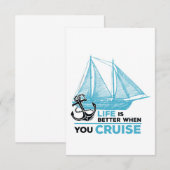 cruiseleven is beter als je kruipt kaart (Voorkant / Achterkant)