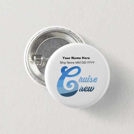 cruisemacht ronde button 3,2 cm (Voorkant /achterkant)