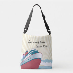 Cruisemento met schip crossbody tas