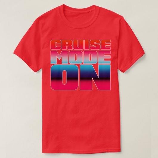 Cruisemodus op afstemming van gezin t-shirt (Design voorkant)