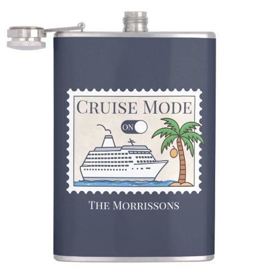 Cruisemodus op gepersonaliseerd heupfles (Geopend)