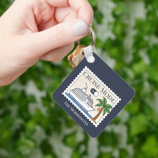 Cruisemodus op gepersonaliseerd sleutelhanger (Hand)