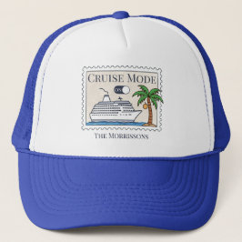 Cruisemodus op gepersonaliseerd trucker pet
