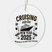 Cruisen 2025 Samen herinneringen maken Familie Keramisch Ornament (Links)