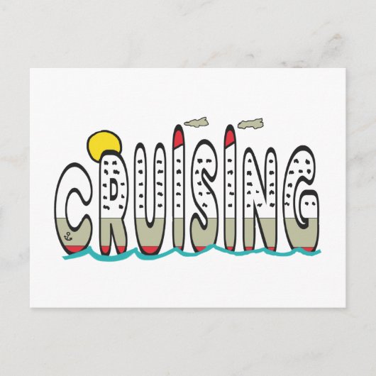 Cruisen Briefkaart (Voorkant)