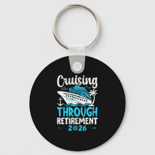 Cruisen door de Pensioenjaren 2026 Pensioen Cruise Sleutelhanger